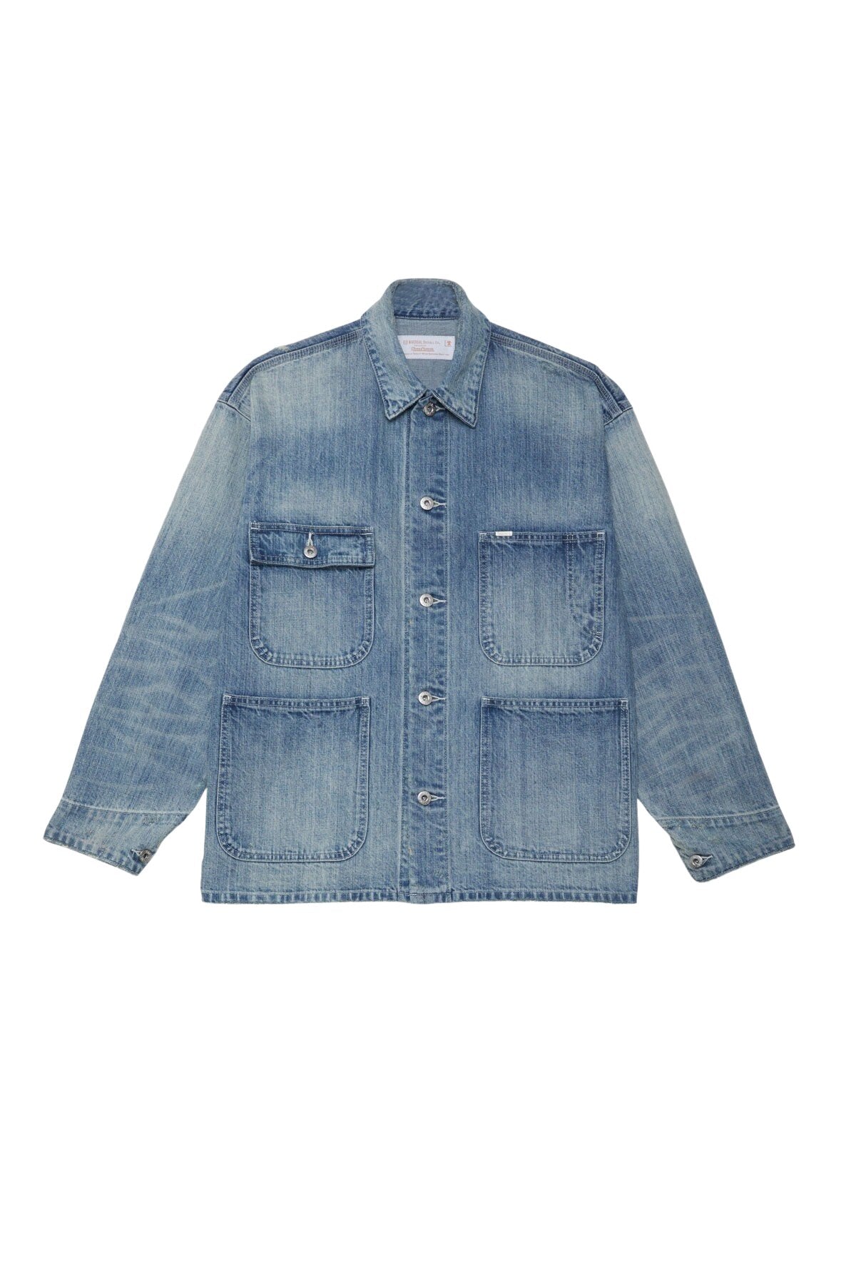 Giacca da lavoro Vintage in denim chiaro
