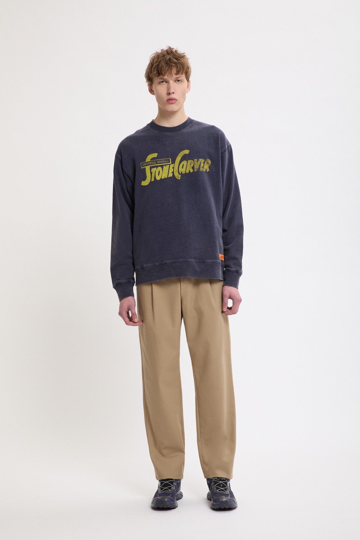 Tuck Tapered Bio Wash Pants