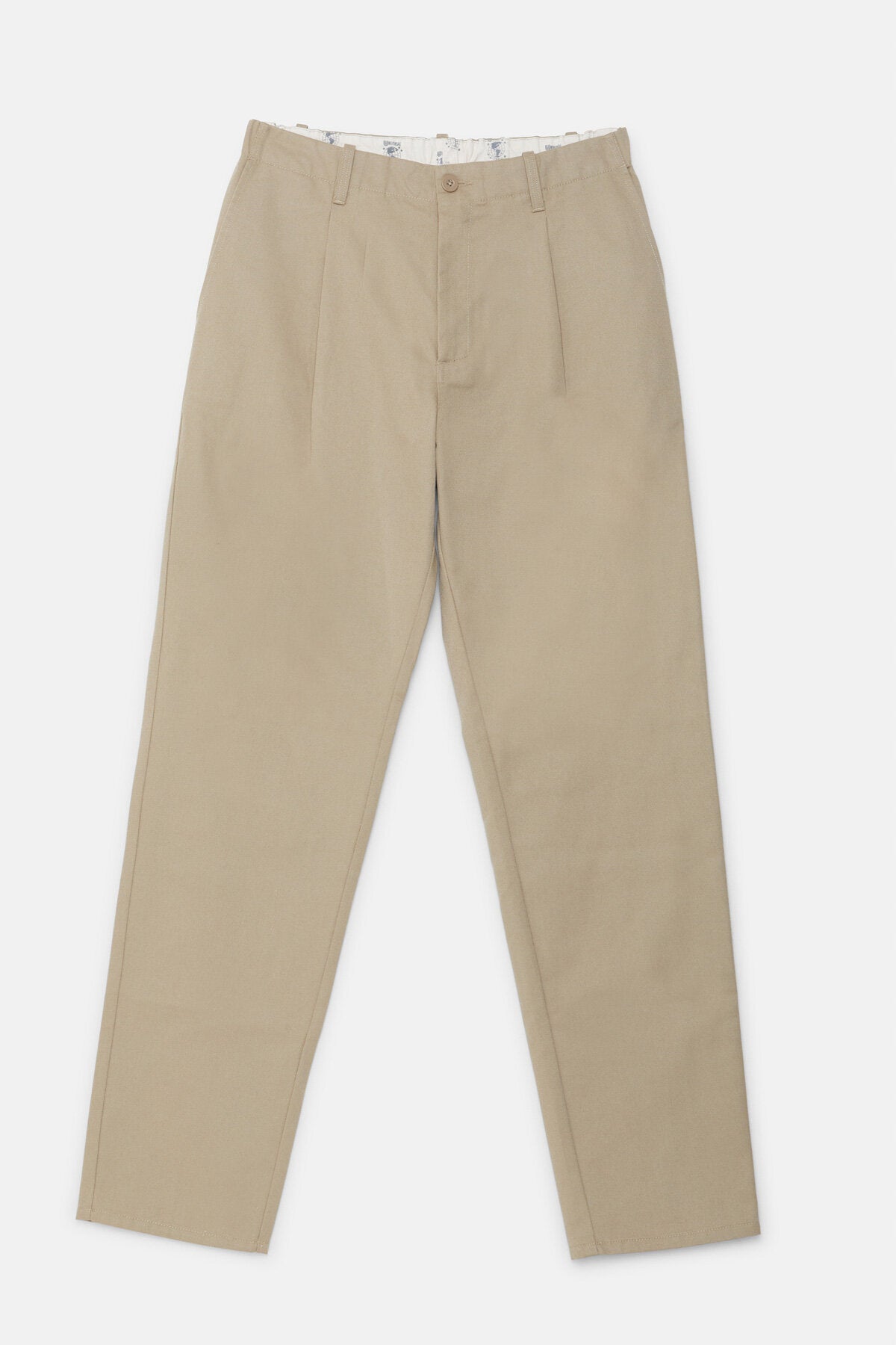 Tuck Tapered Bio Wash Pants