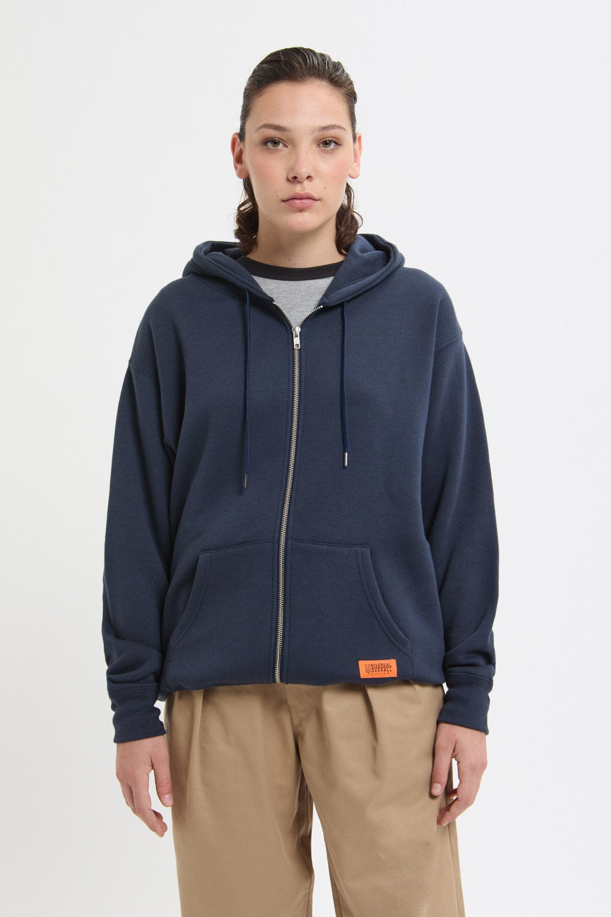 Felpa con cappuccio e zip