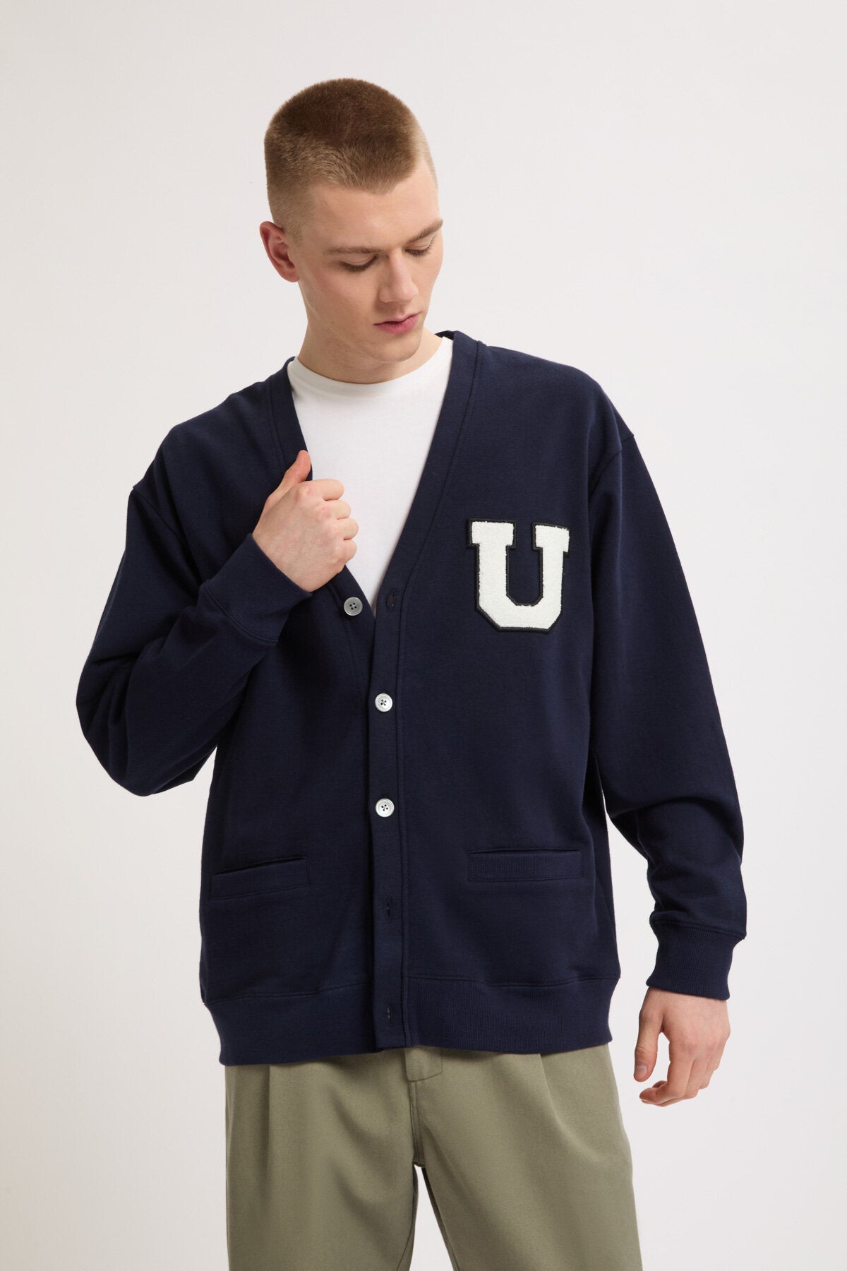 Logo Sweat Cardigan