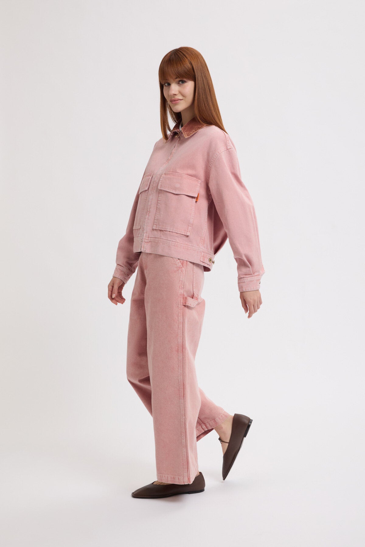 Pantaloni painter vintage a gamba dritta