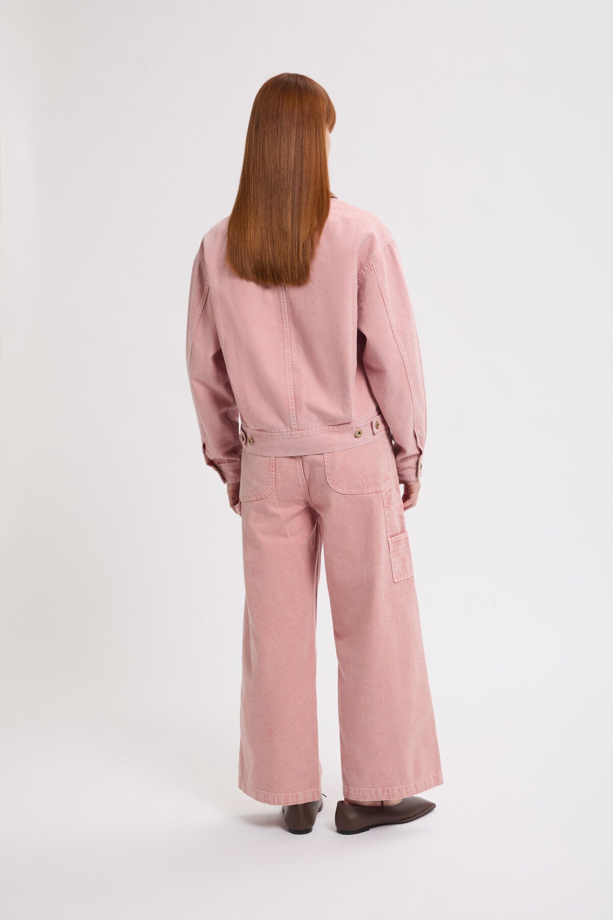 Pantaloni painter vintage a gamba dritta