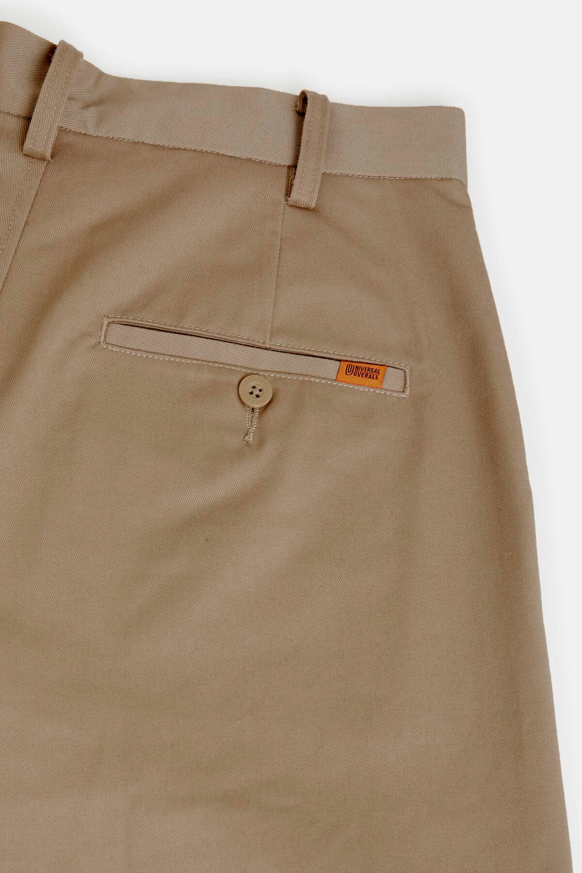 Twill Wide Straight Pants