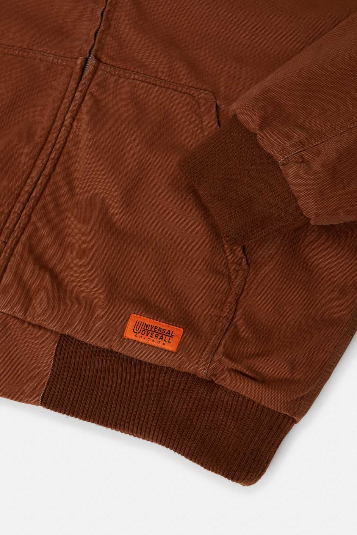 Giacca con cappuccio in cotone oxford