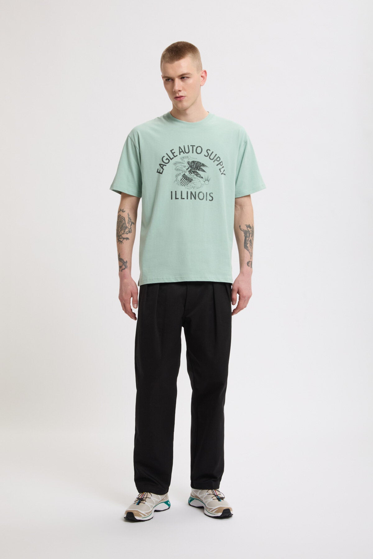 Relaxed Fit Twill Pants