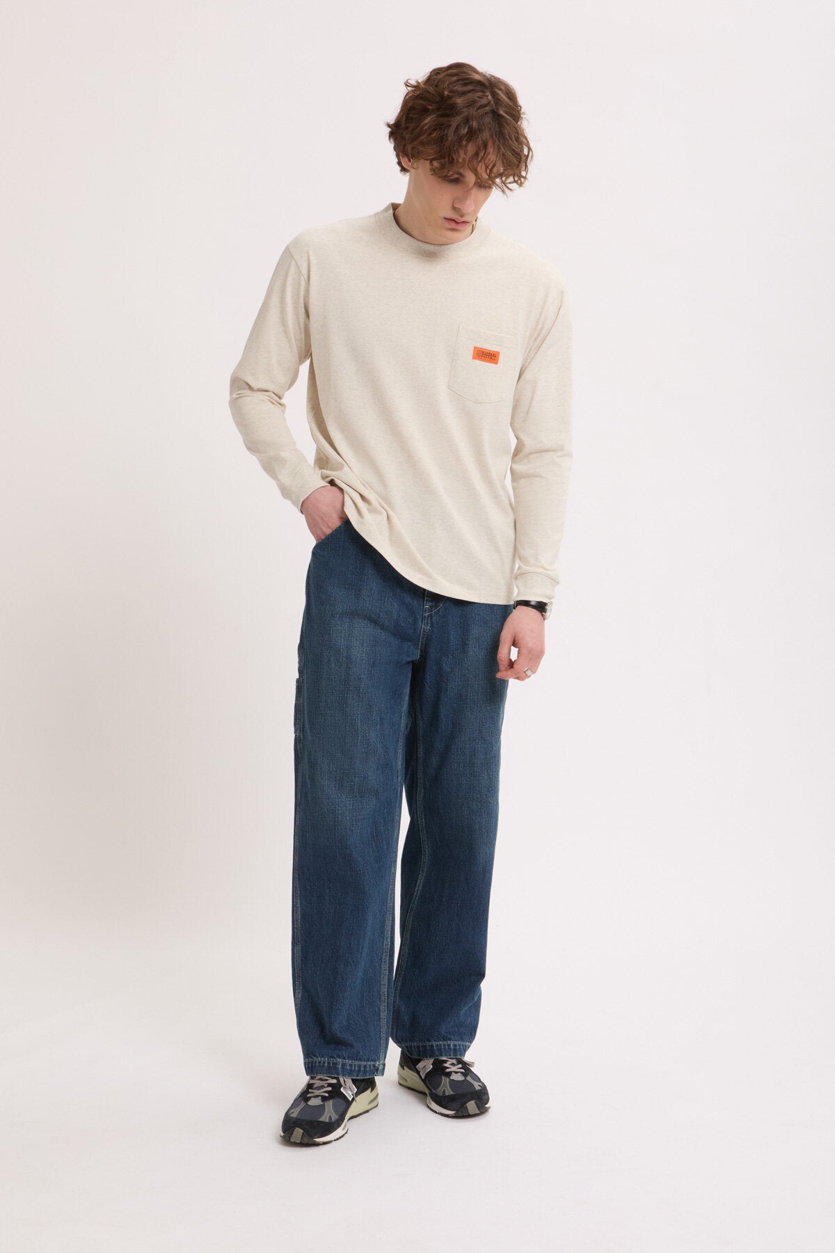 Vintage Dark Wash Denim Pants