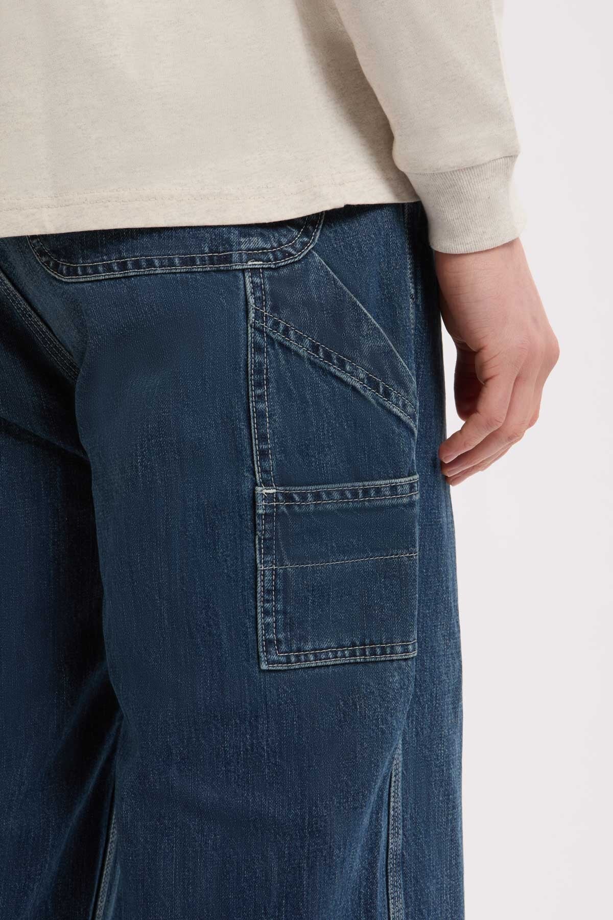 Vintage Dark Wash Denim Pants