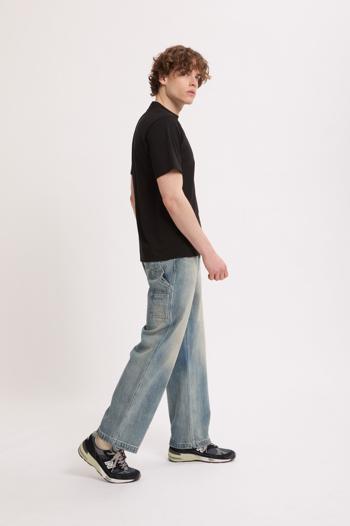 Vintage Light Wash Denim Pants