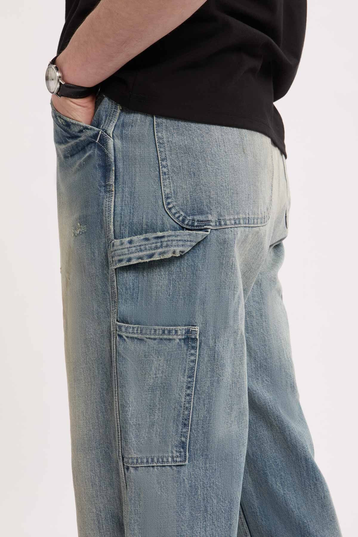 Vintage Light Wash Denim Pants