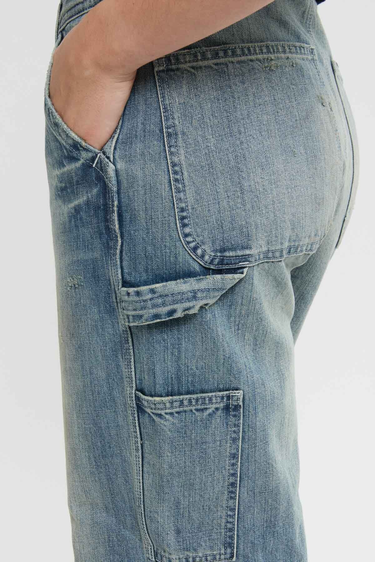 Vintage Light Wash Denim Pants