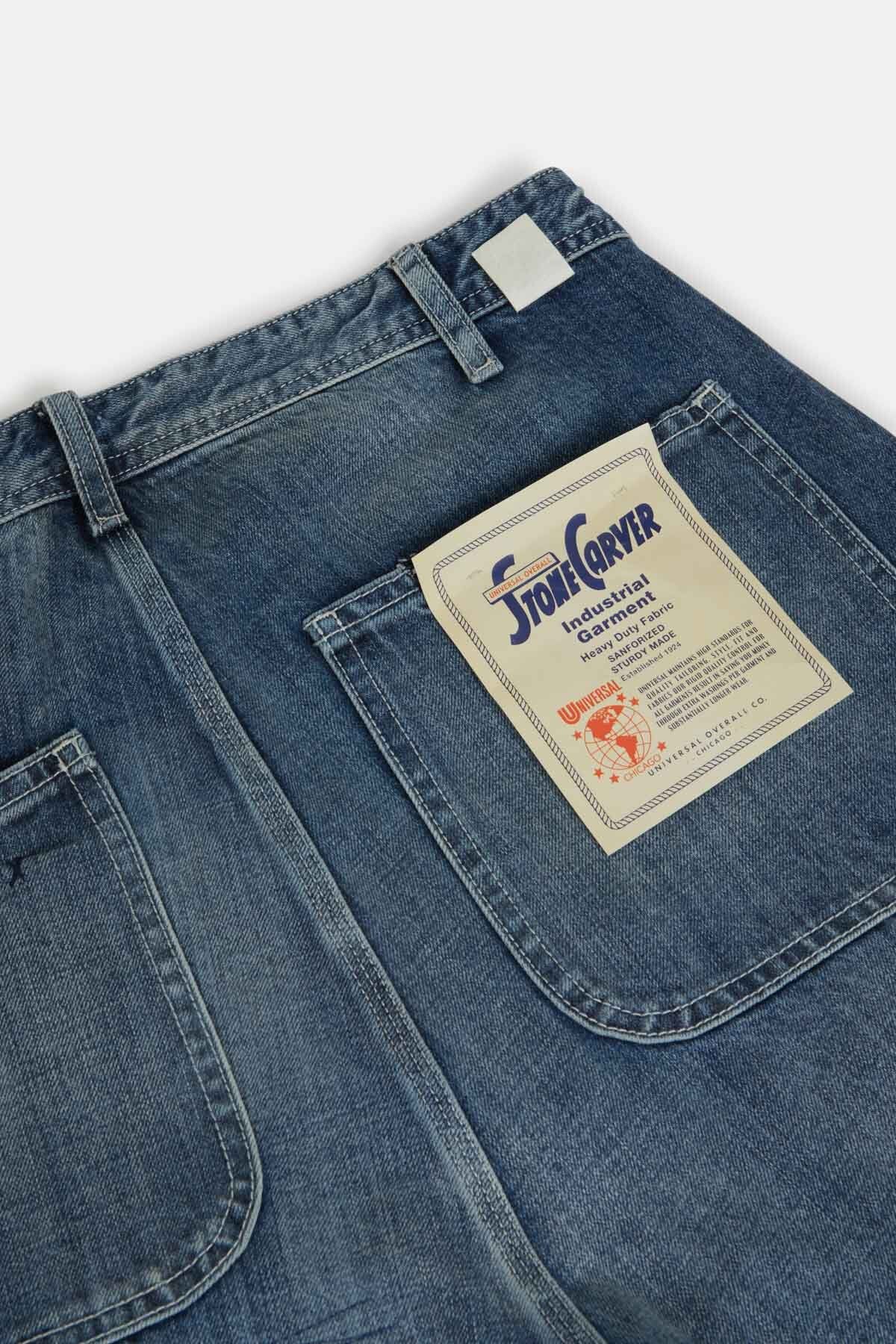 Pantaloni in denim con patch