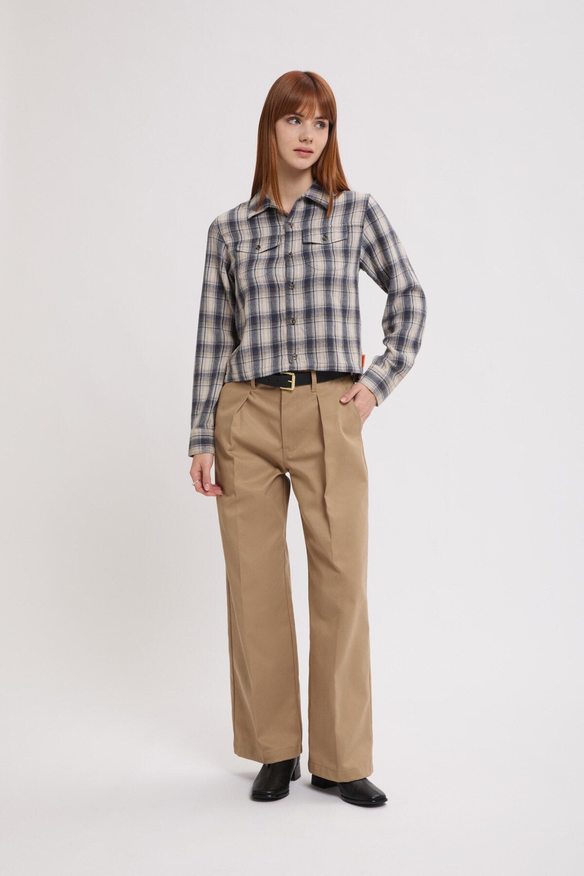 Tuck Wide Pants