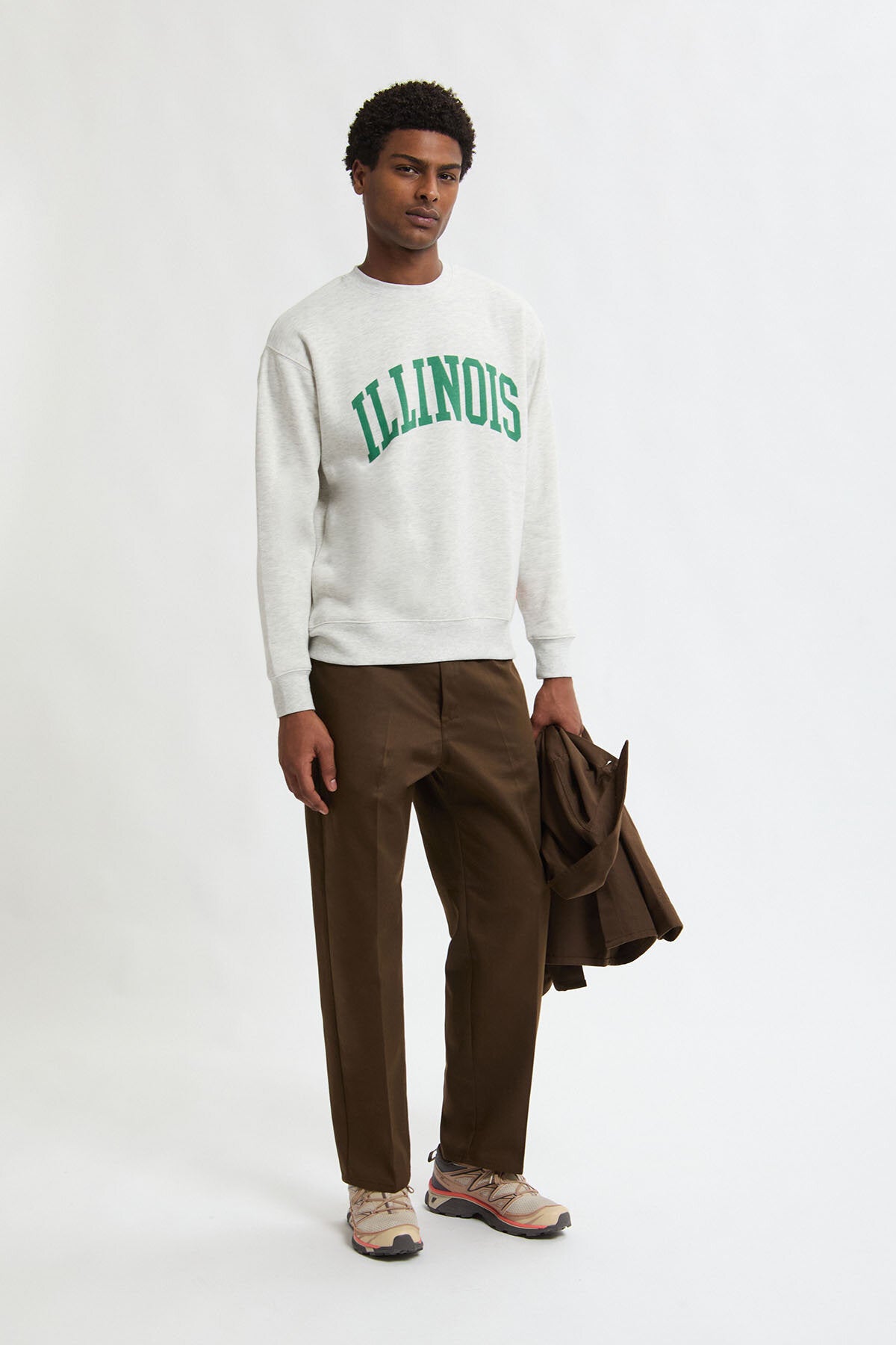 Pantaloni in twill a vestibilità standard
