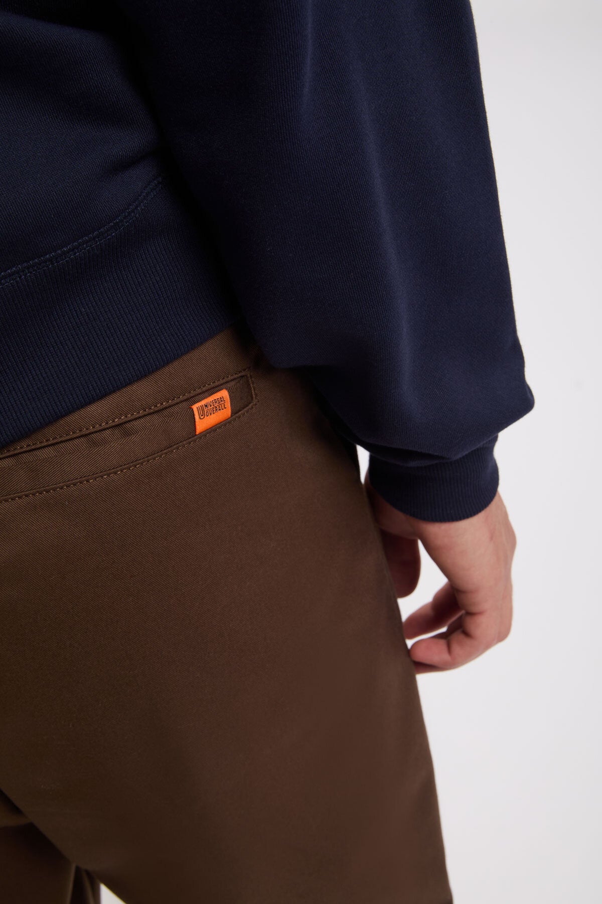Pantaloni in twill dal taglio classico