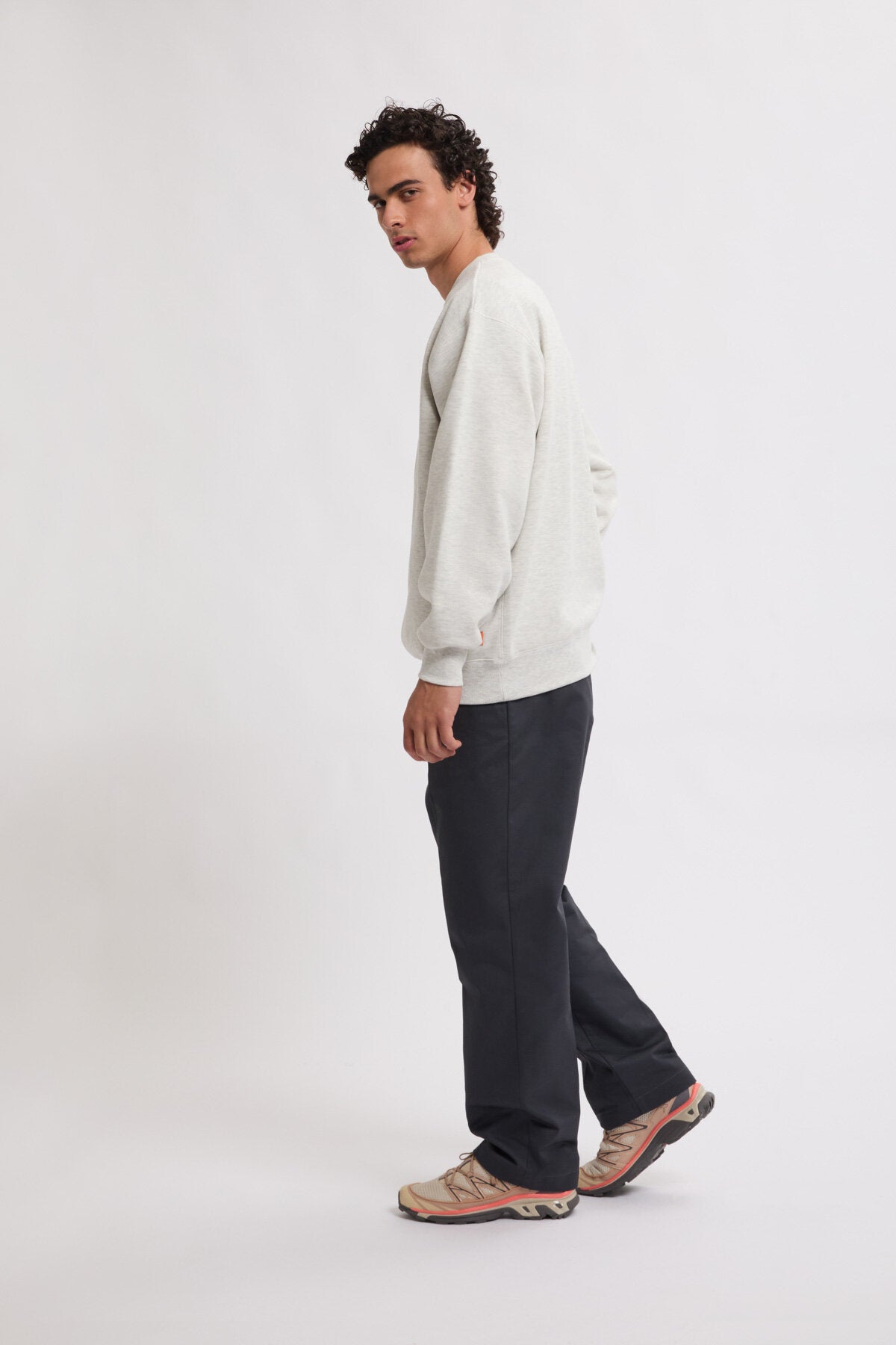 Pantaloni in twill dal taglio classico