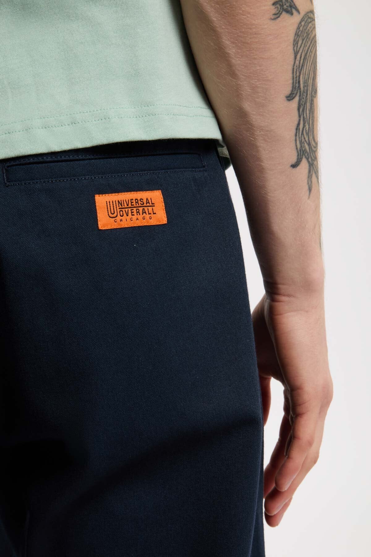 Tuck Tapered Bio Wash Pants