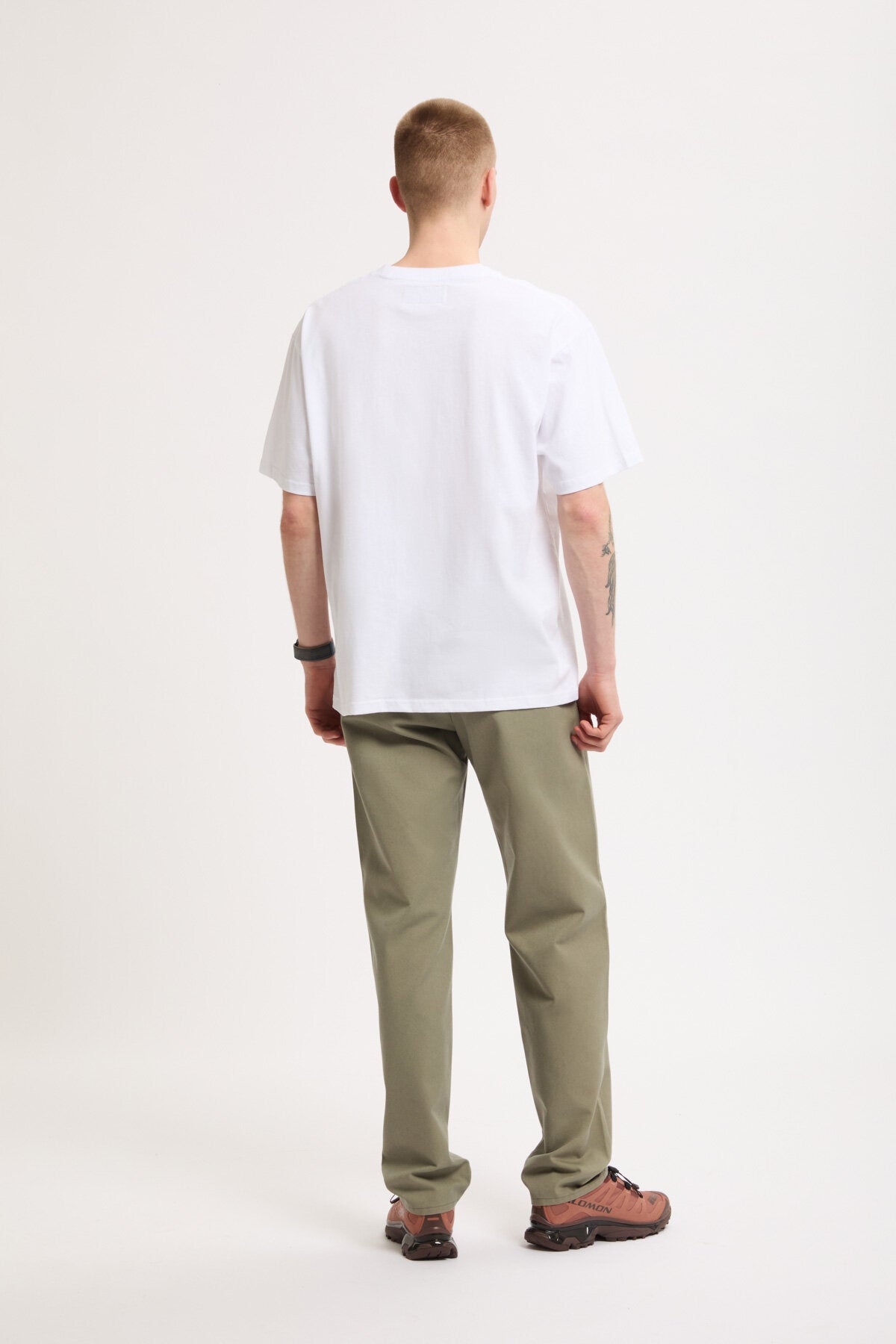Tuck Tapered Bio Wash Pants