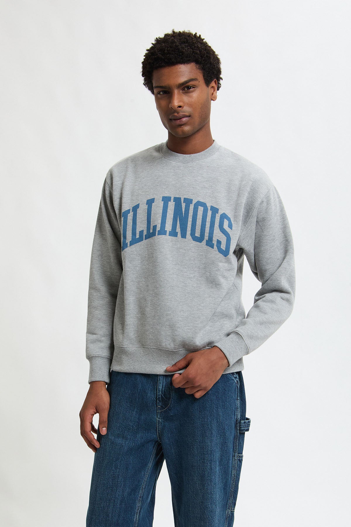 Illinois Printed Sweat Shirt