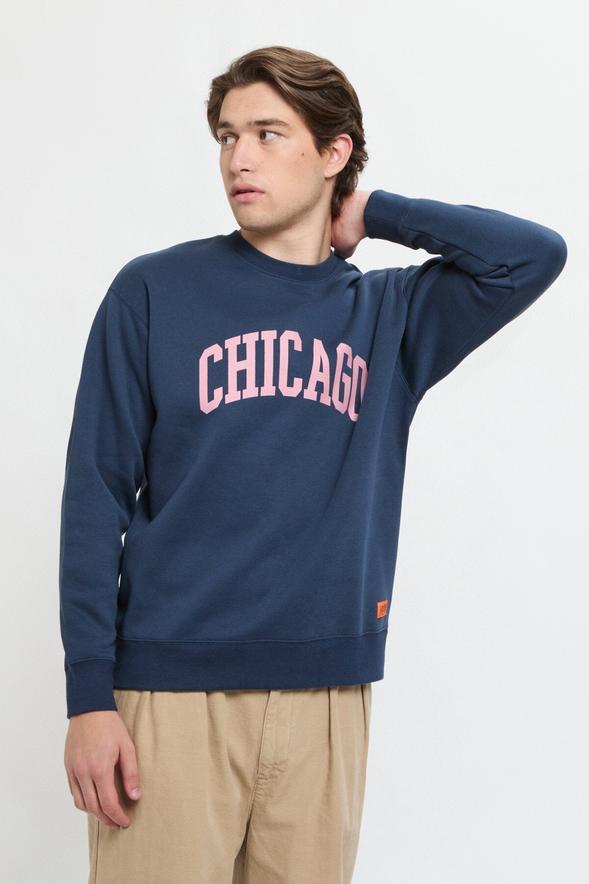Felpa con stampa Chicago