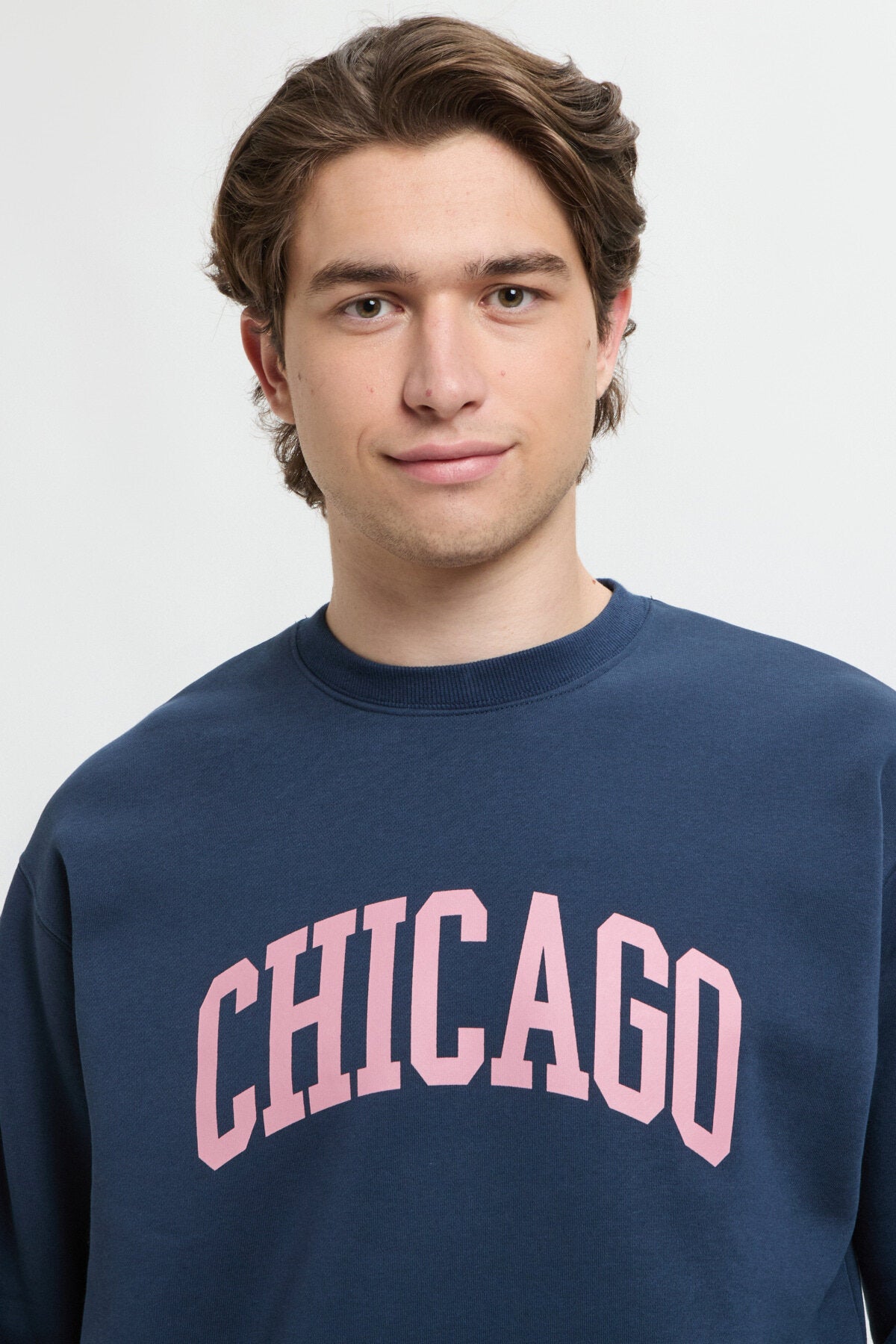 Felpa con stampa Chicago
