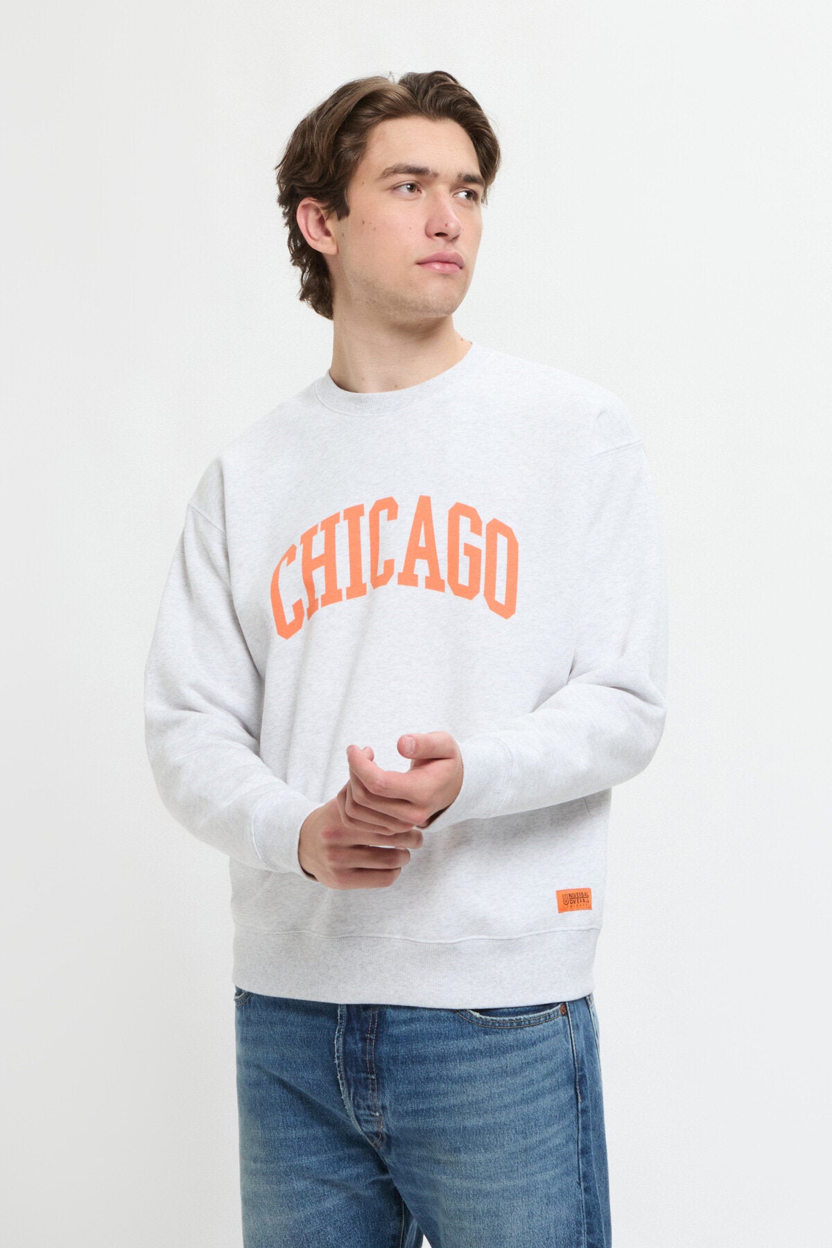 Felpa con stampa Chicago