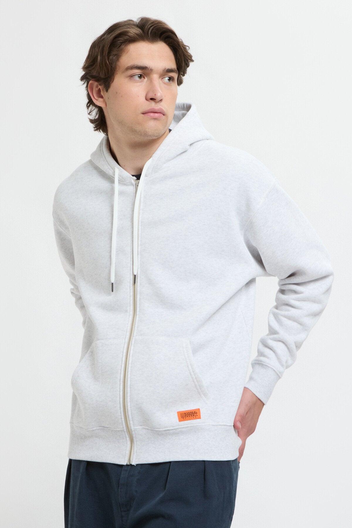 Felpa con cappuccio e zip