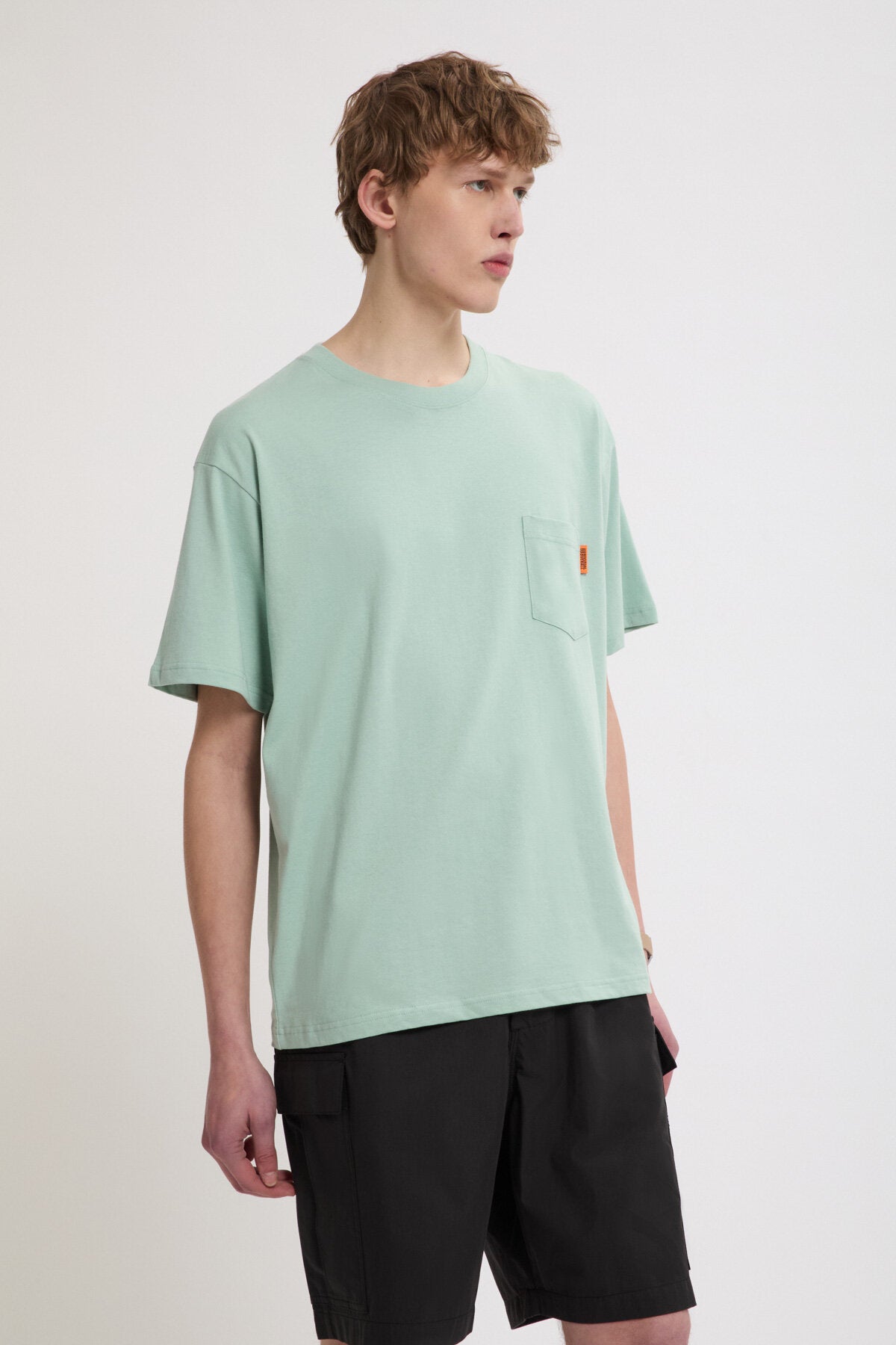 Maglietta a maniche corte con logo sul retro