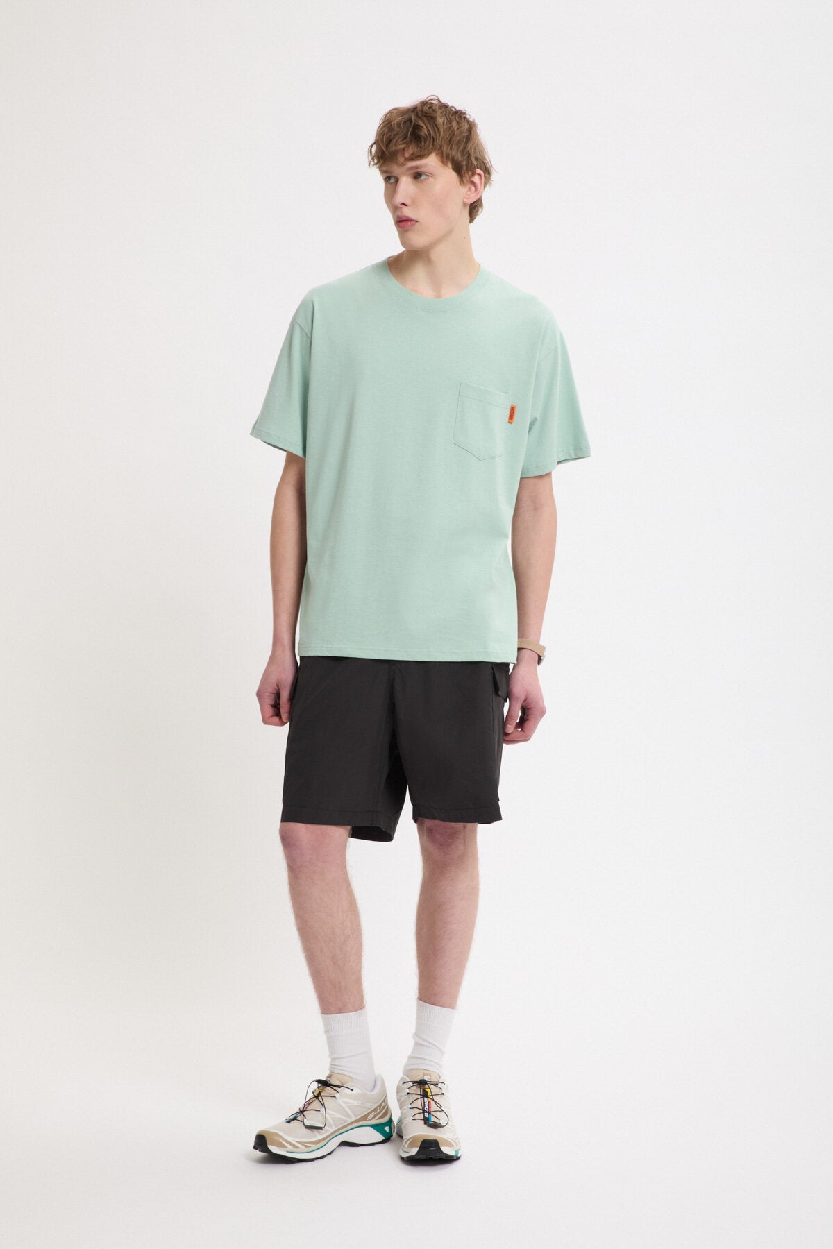 Maglietta a maniche corte con logo sul retro