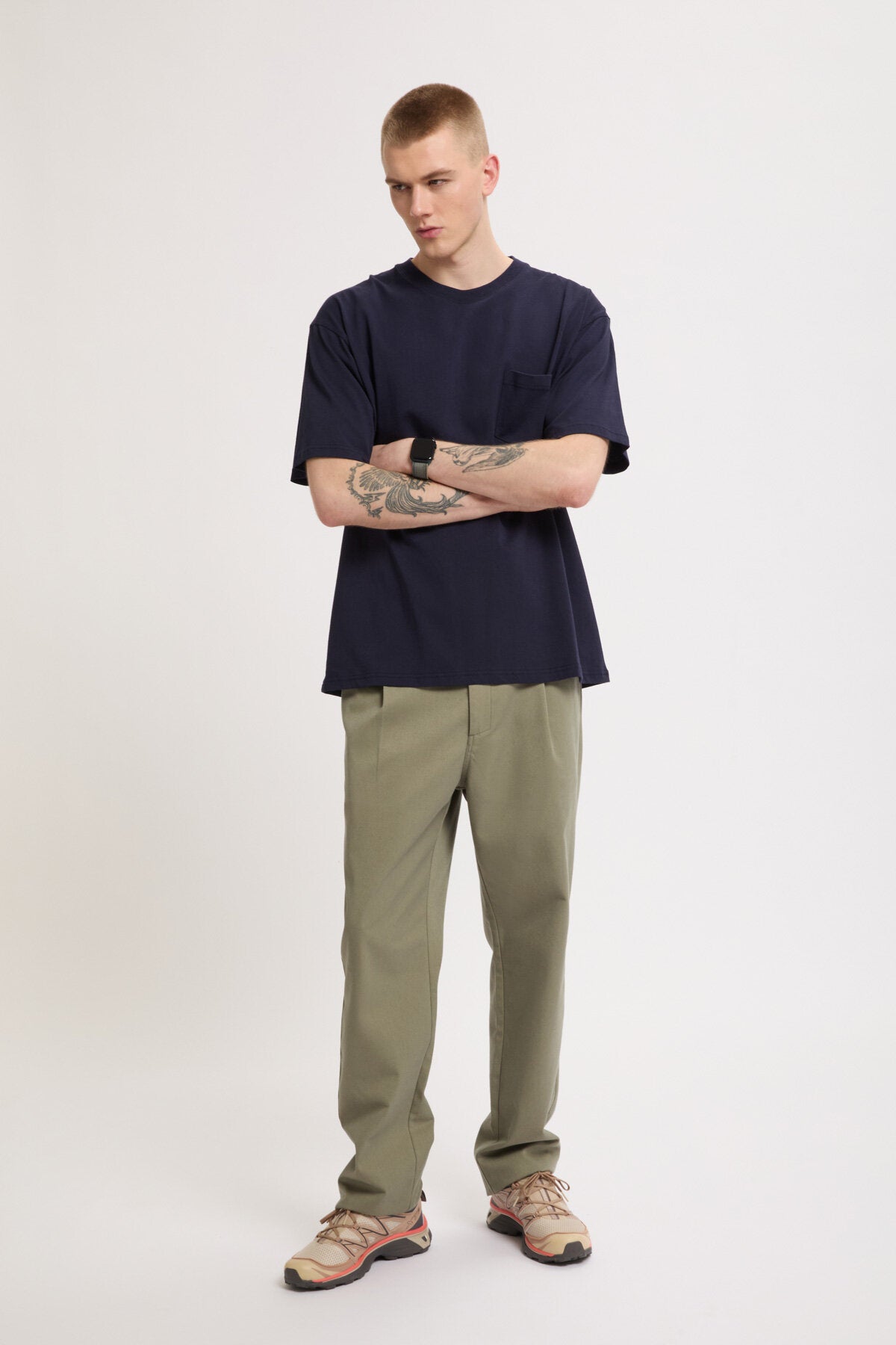 Maglietta a maniche corte con logo sul retro