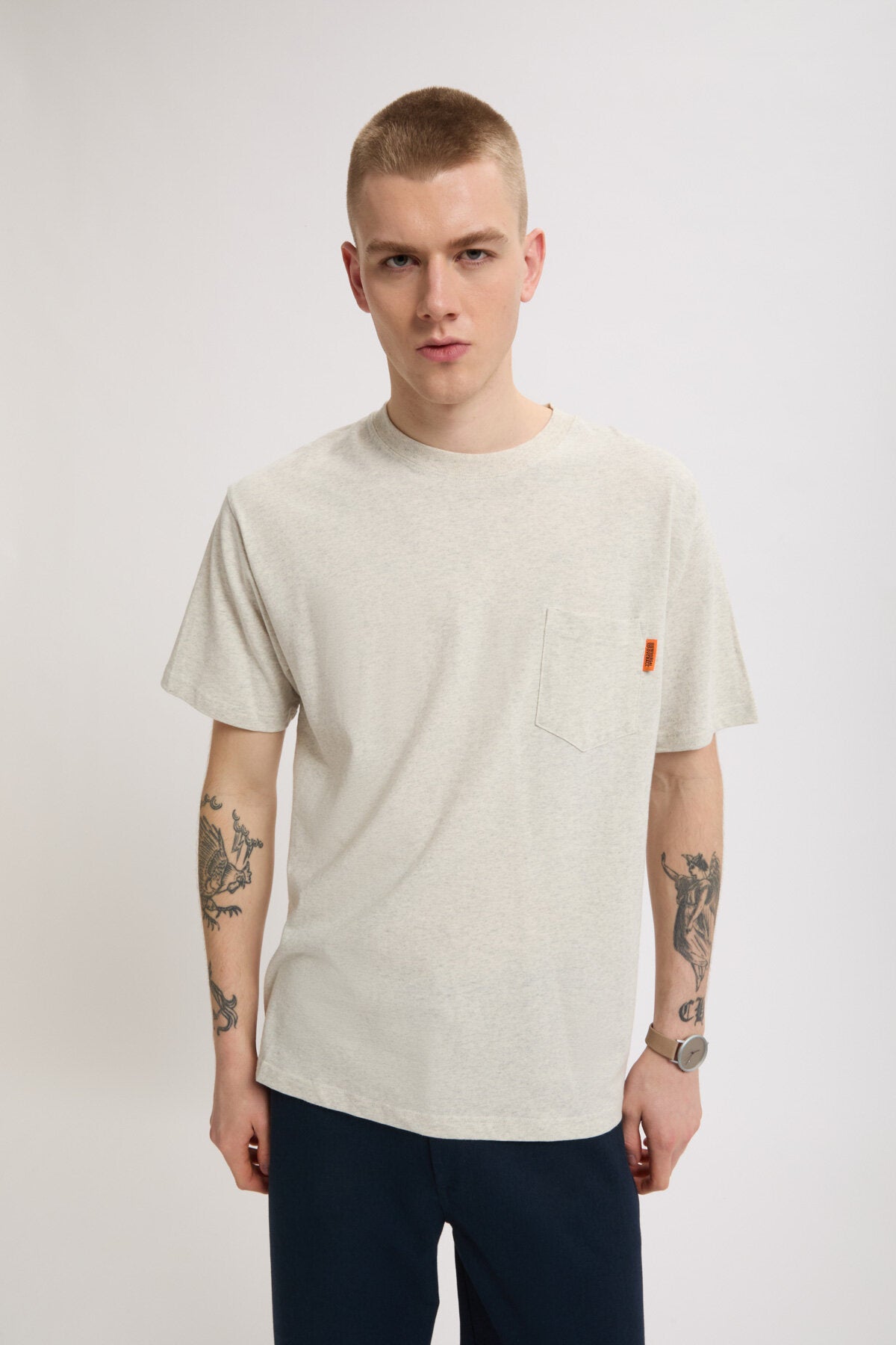 Maglietta a maniche corte con logo sul retro