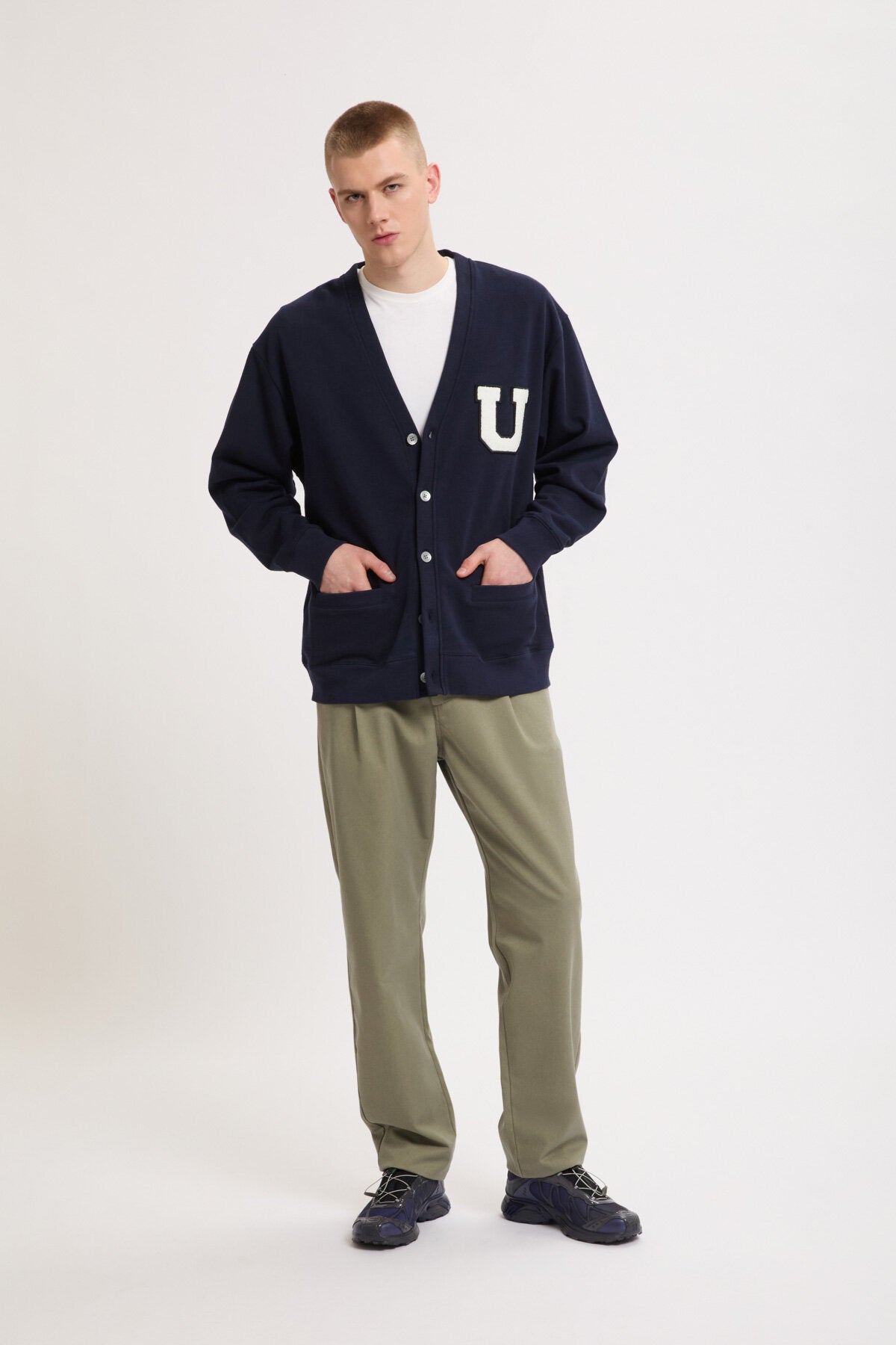 Logo Sweat Cardigan