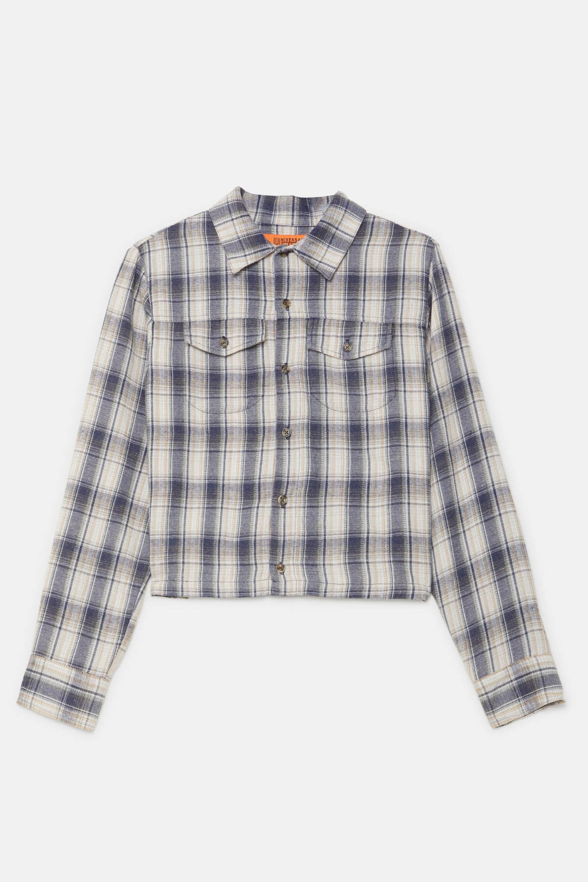 Check Round Work Shirt