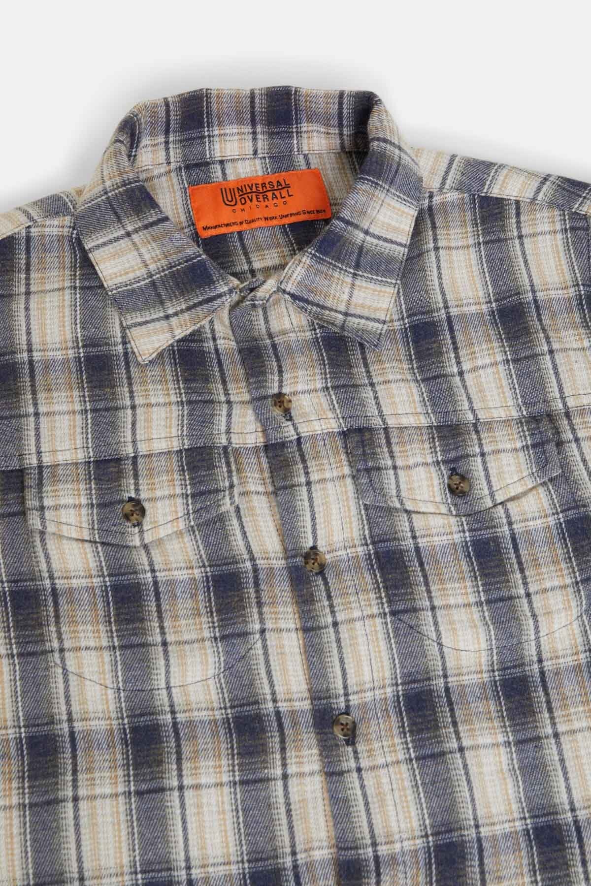 Check Round Work Shirt