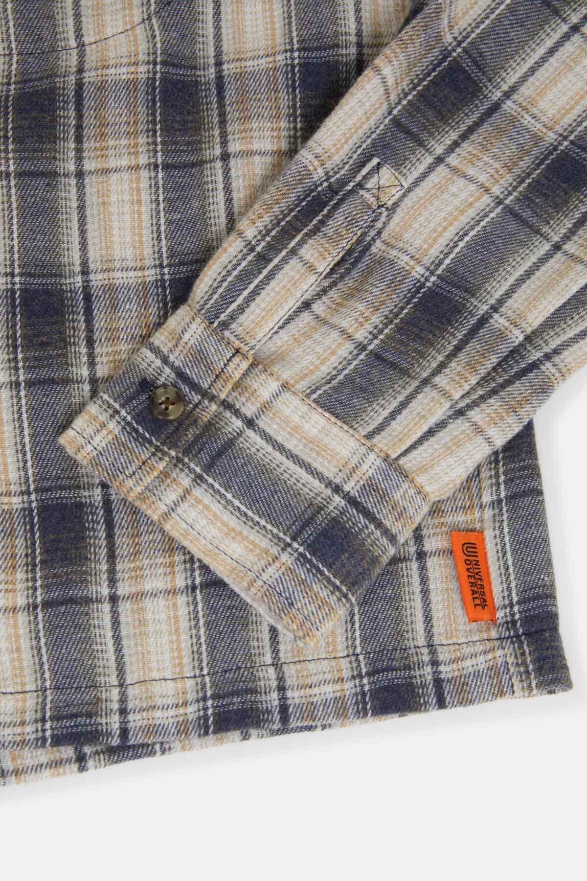 Check Round Work Shirt
