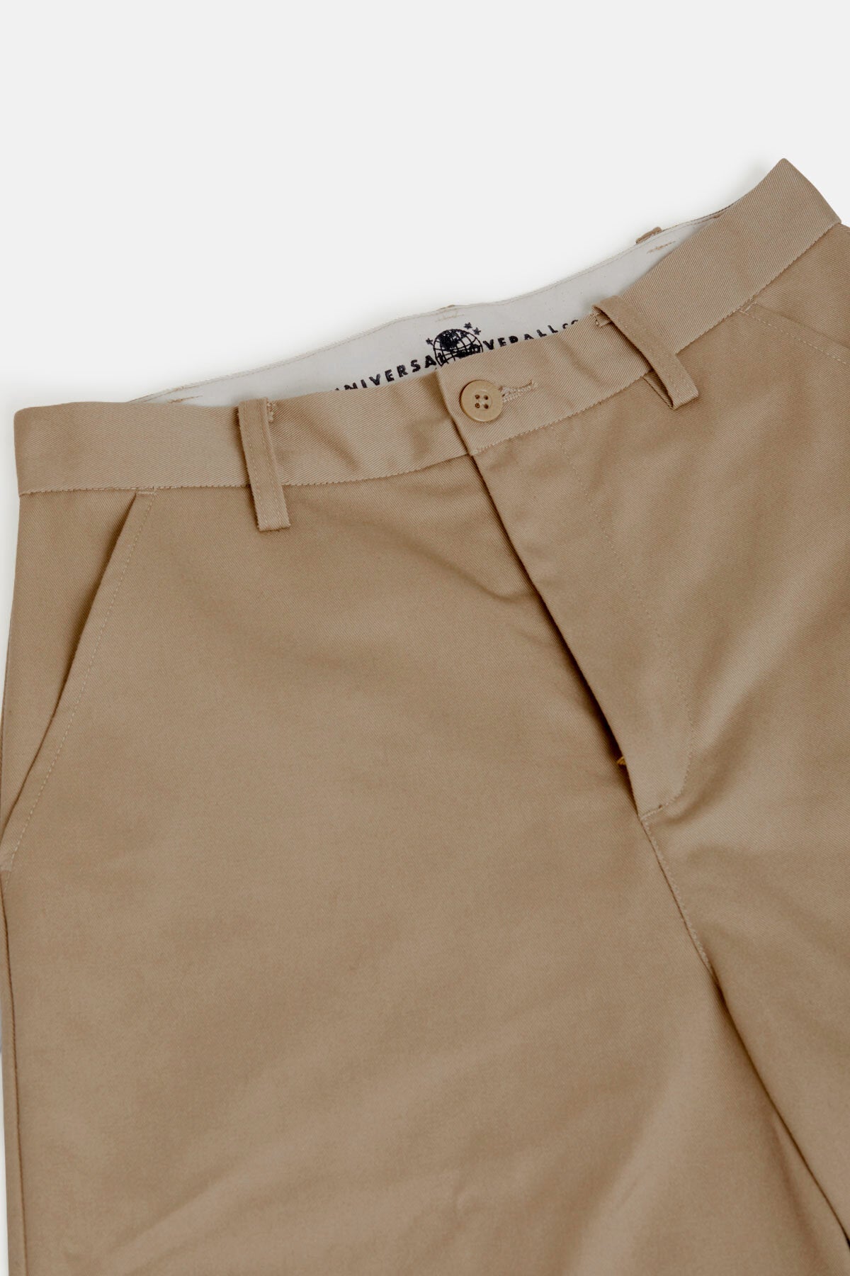 Pantaloni ampi in twill a gamba dritta